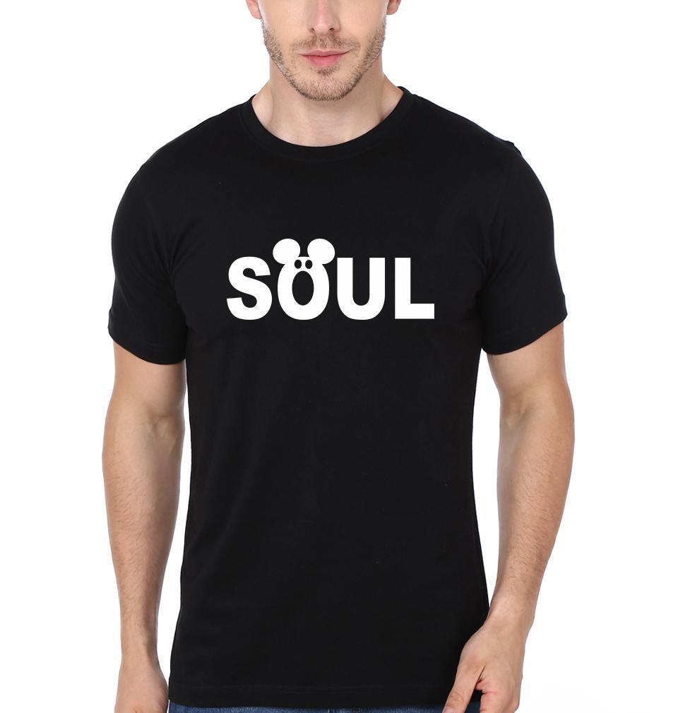 Soul Mate Couple Half Sleeves T-Shirts -FunkyTees