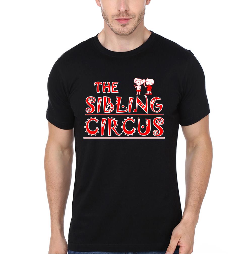 The Sibling Curcus Brother-Sister Half Sleeves T-Shirts -FunkyTees