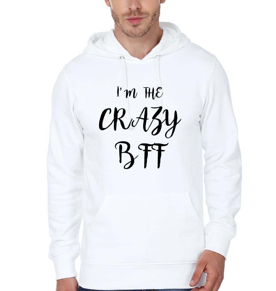 Crazy Bff Hoodies-FunkyTees