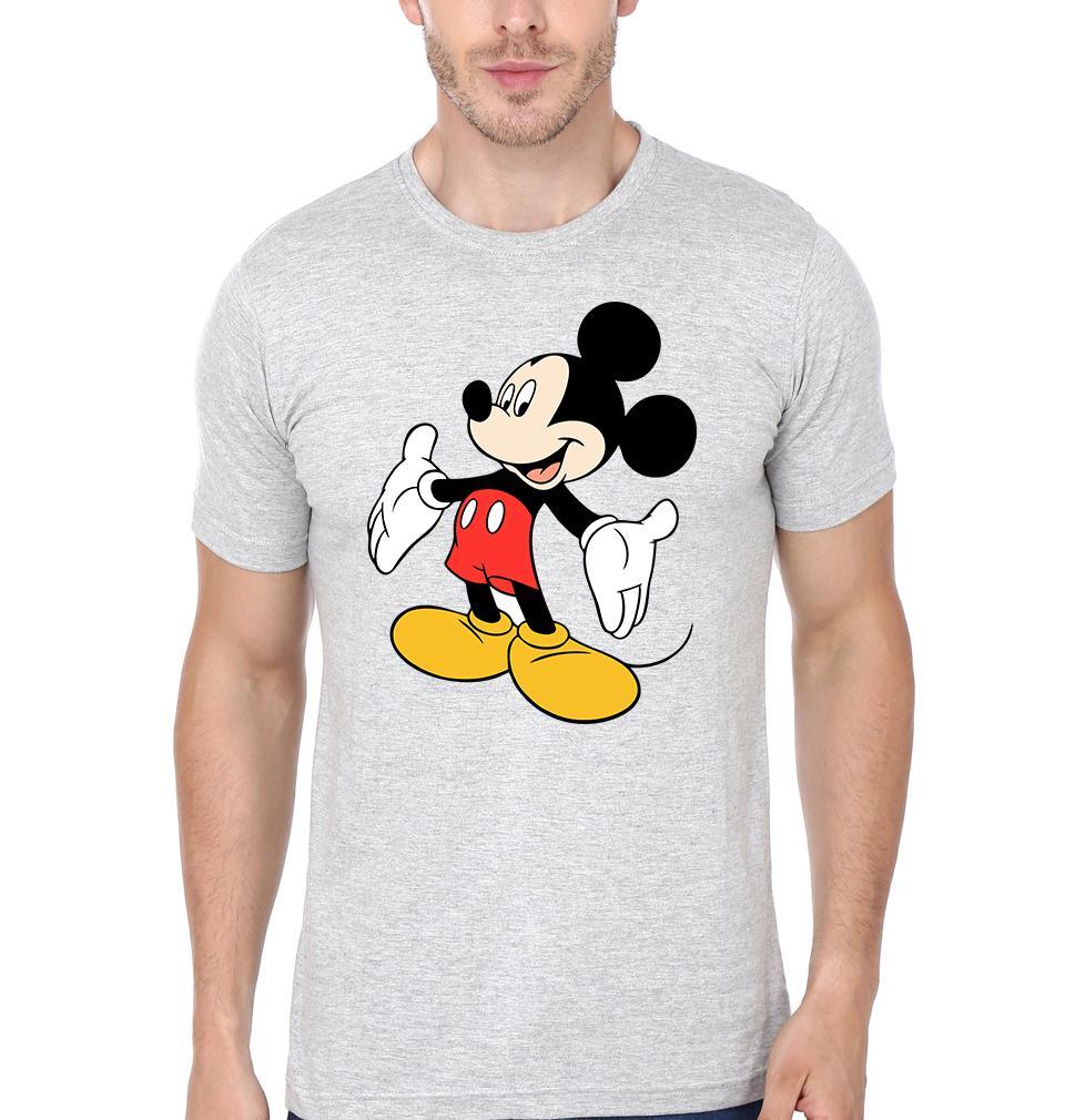 Mickey Minnie Couple Half Sleeves T-Shirts -FunkyTees