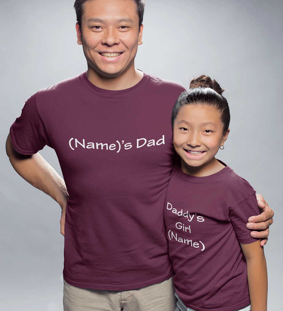 Daddy's Girl Father and Daughter Matching T-Shirt- FunkyTeesClub