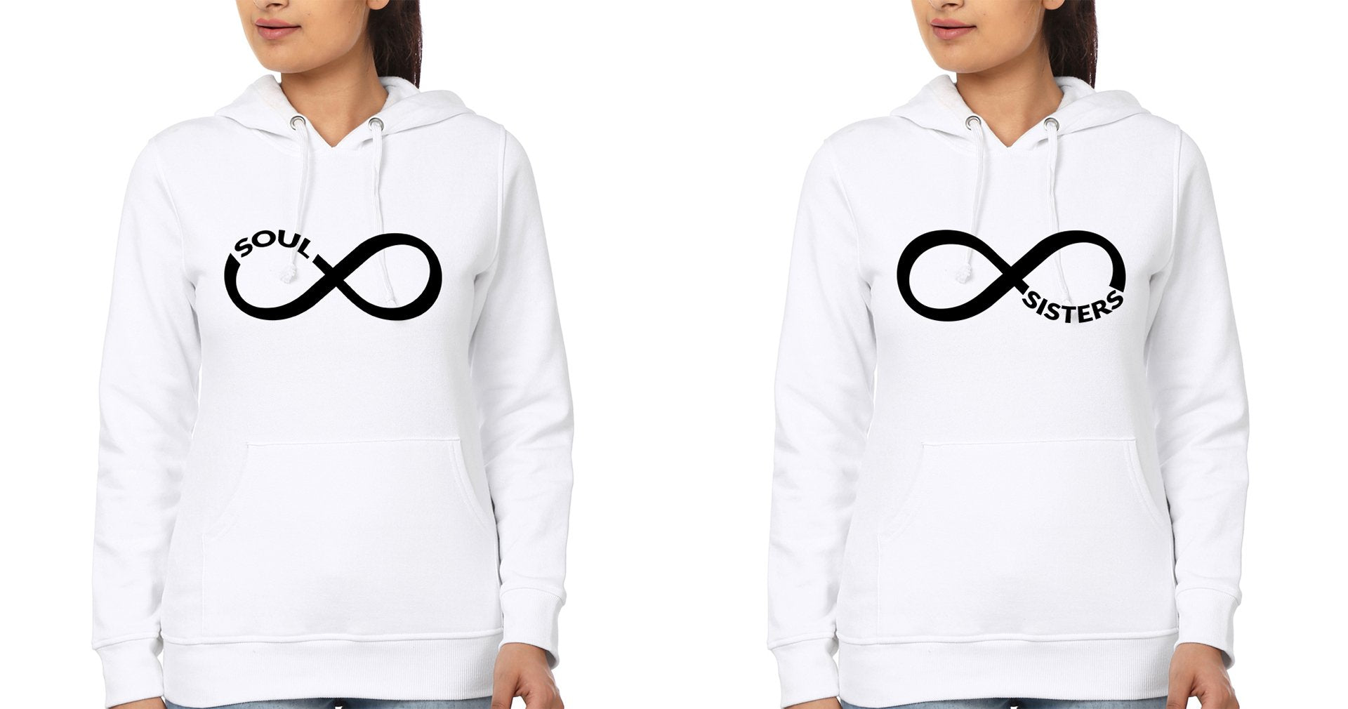 Soul Sister BFF Hoodies-FunkyTees
