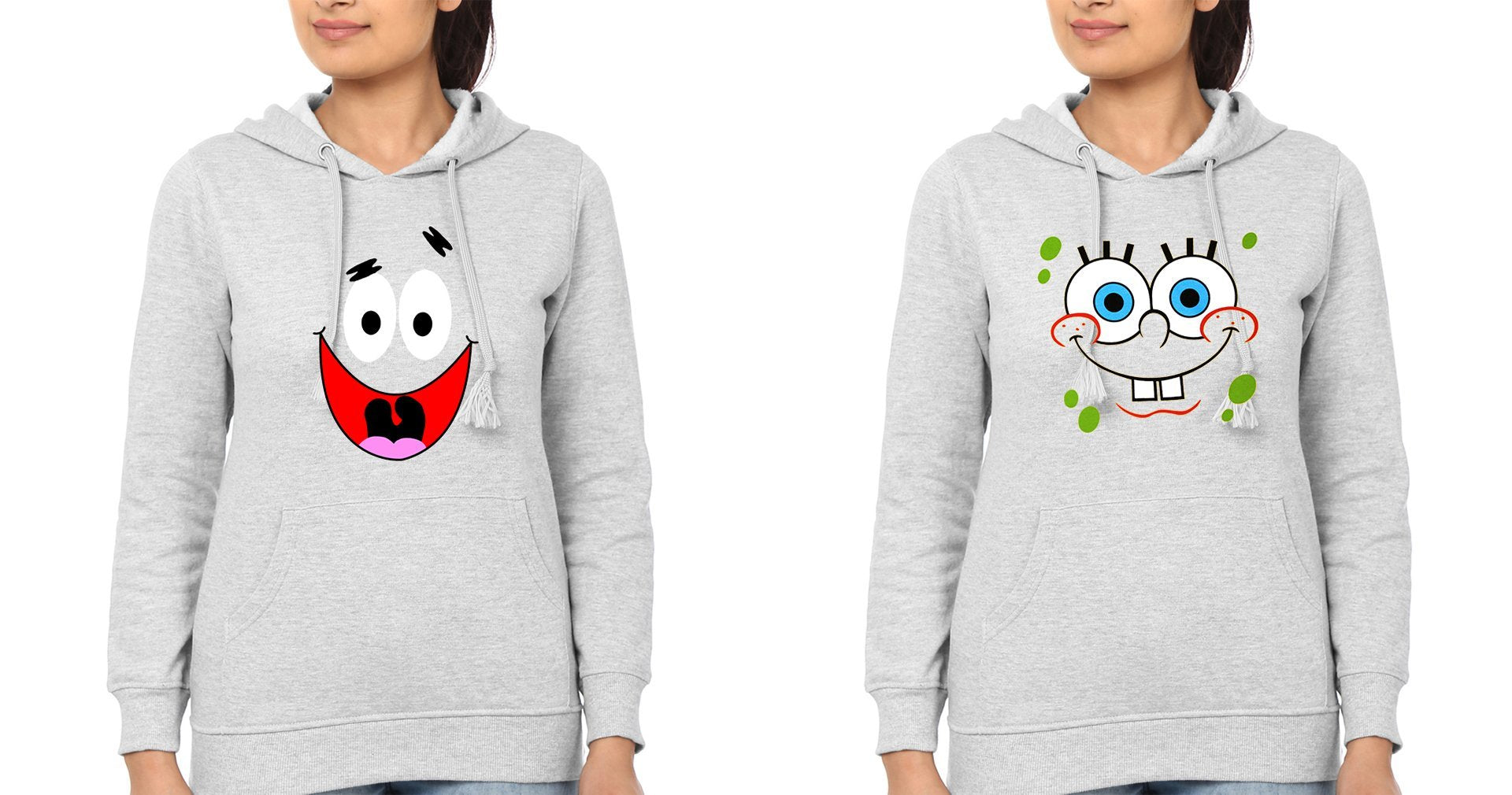 Spongebob BFF Hoodies-FunkyTees