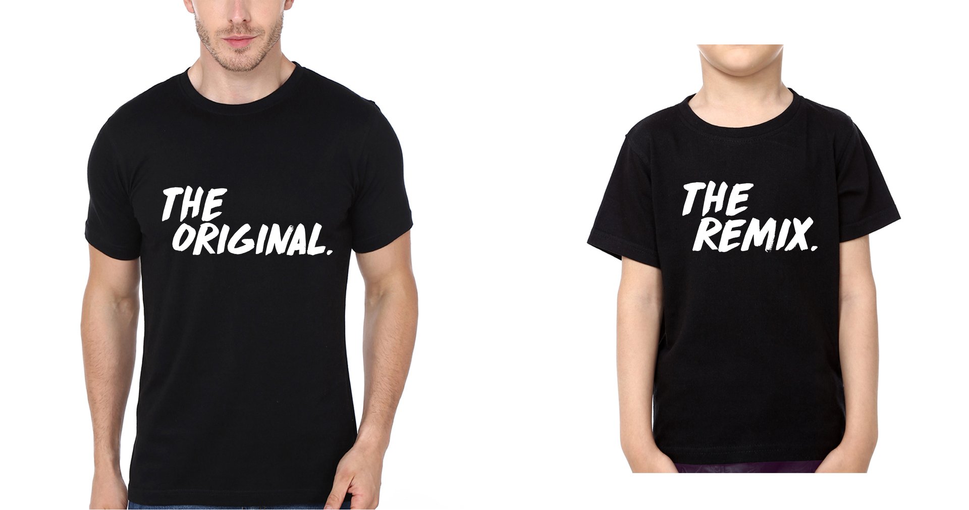 The Original The Remix Father and Son Matching T-Shirt- FunkyTeesClub