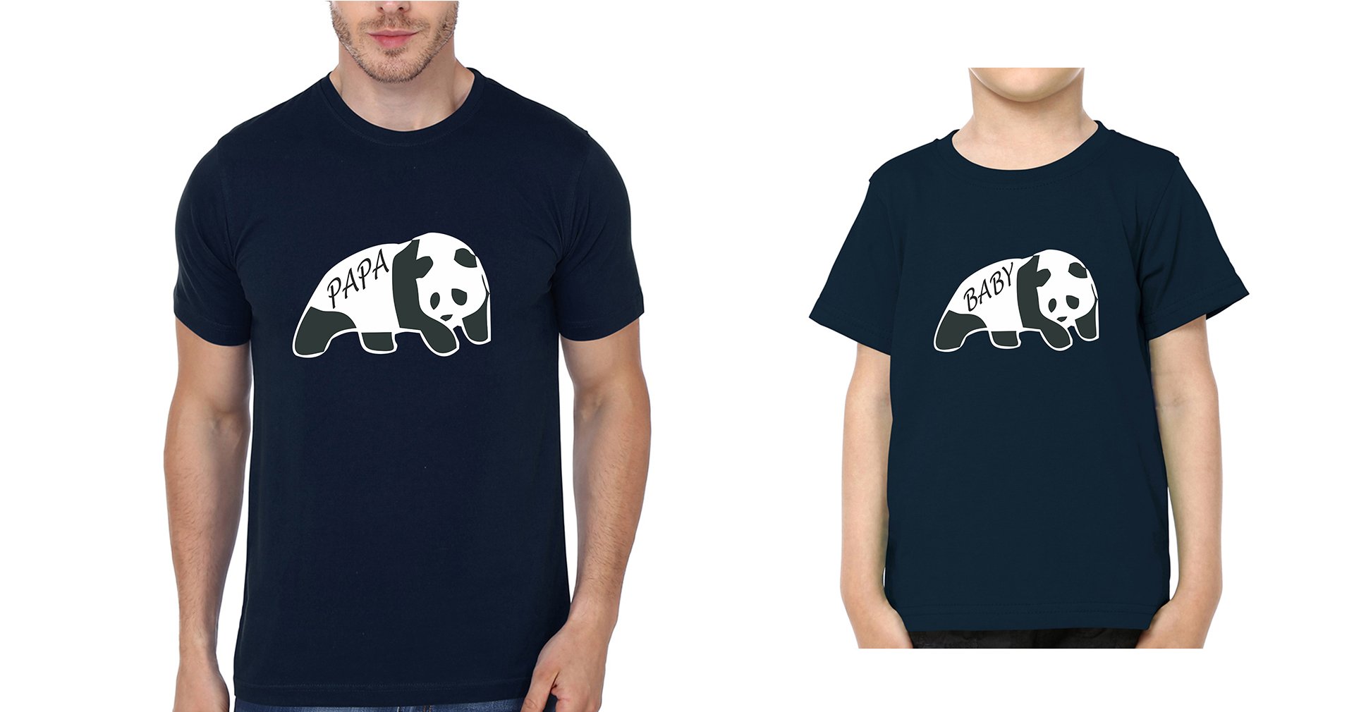 Papa Kid Father and Son Matching T-Shirt- FunkyTeesClub