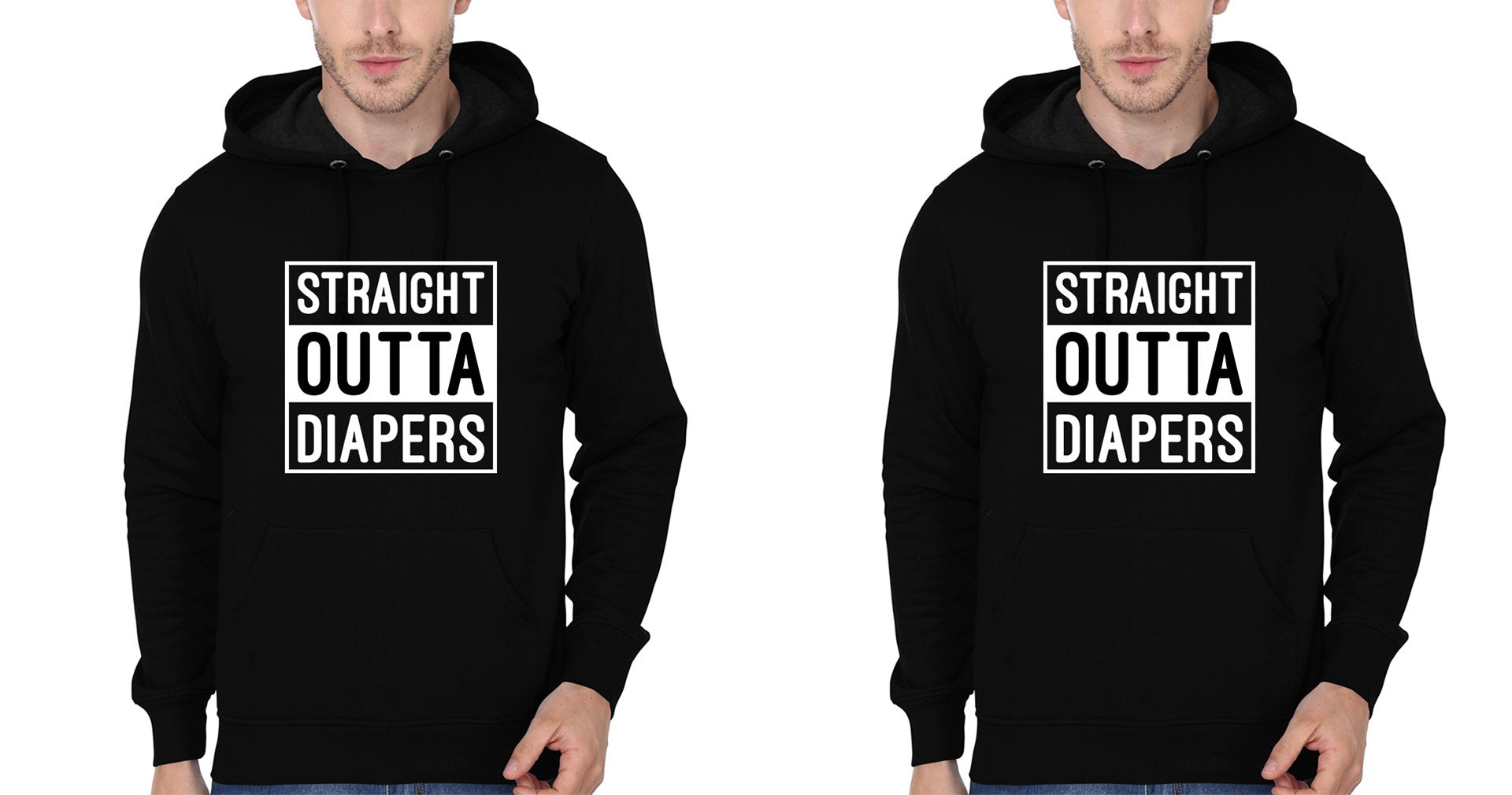 Straight BFF Hoodies-FunkyTees