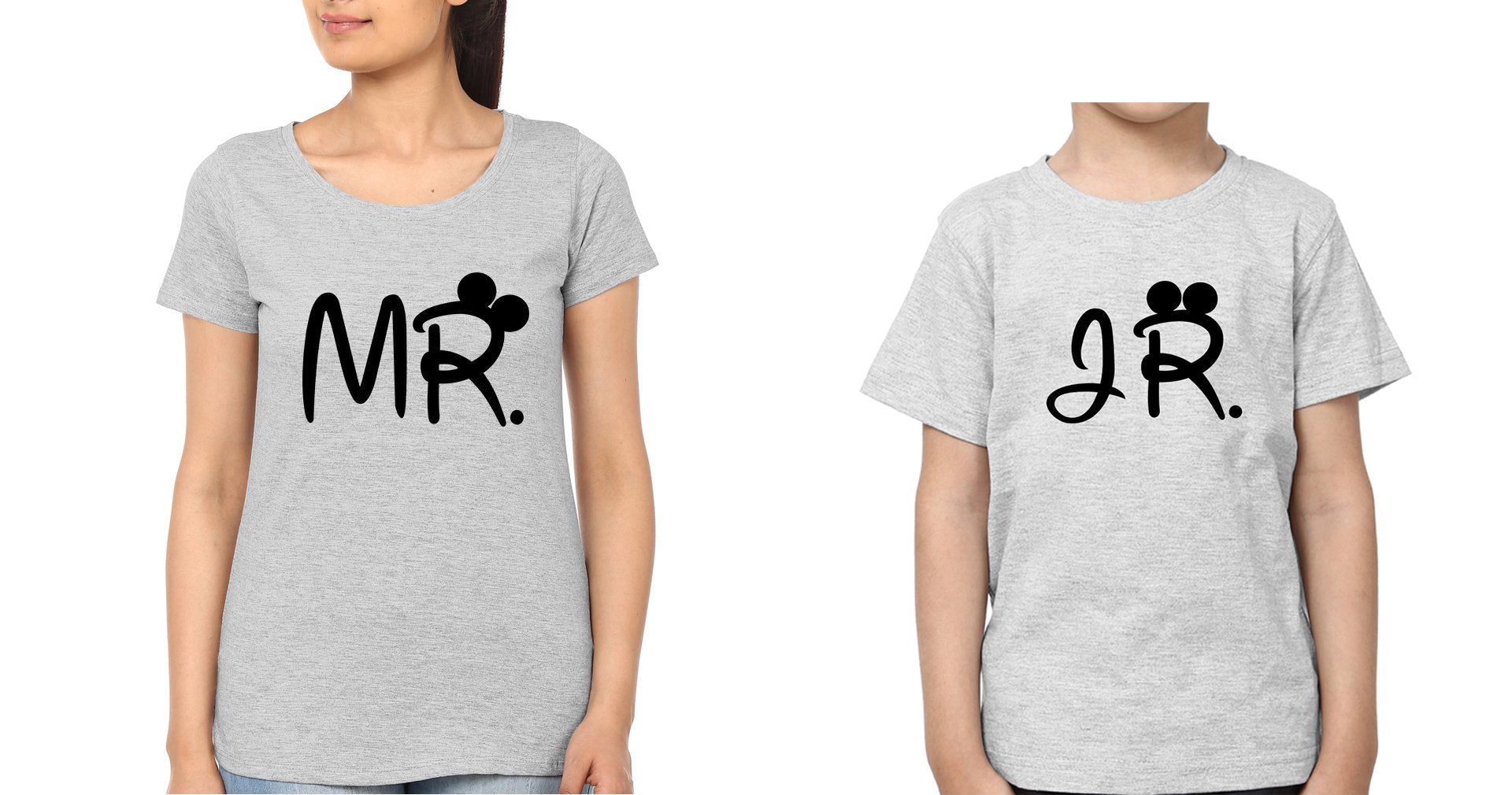 Mr. Jr Mother and Son Matching T-Shirt- FunkyTeesClub