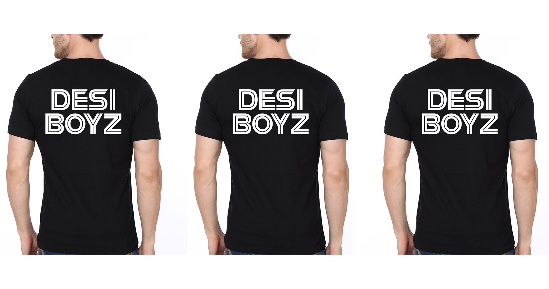 Desi Boyz BFF Half Sleeves Mens T-Shirts-FunkyTeesClub