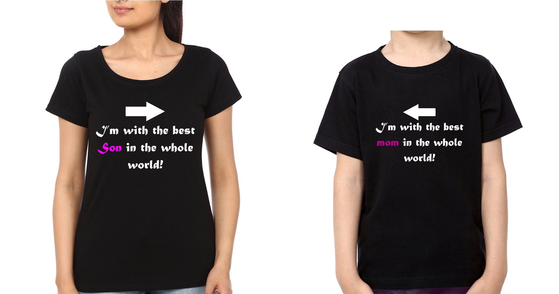 Best Son In Whole WorldBest Mom in Whole World Mother and Son Matching T-Shirt- FunkyTeesClub