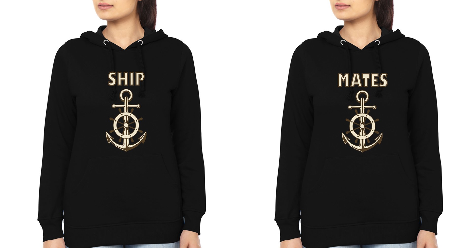 Ship Mates BFF Hoodies-FunkyTees