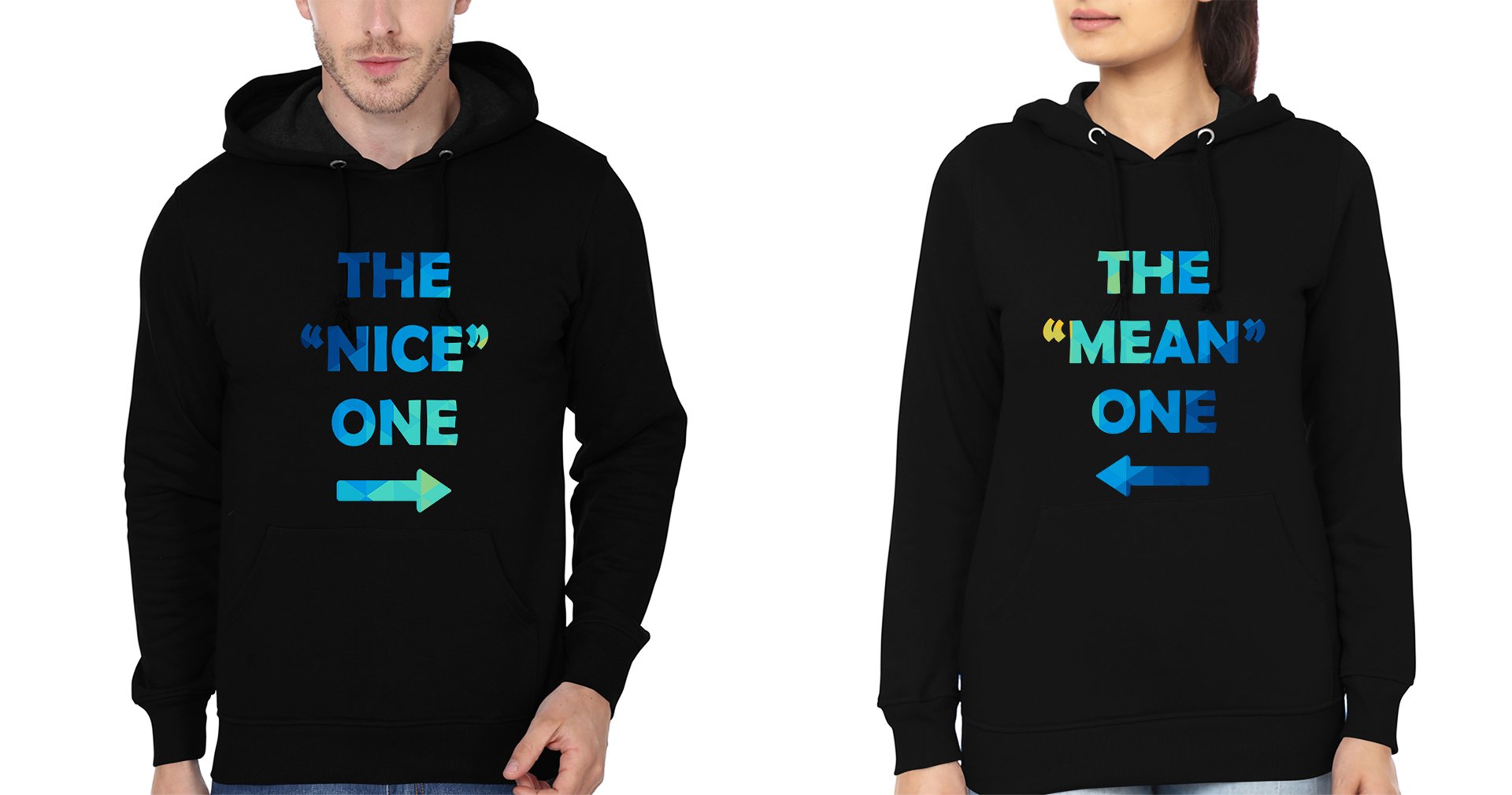 The Nice One BFF Hoodies-FunkyTees