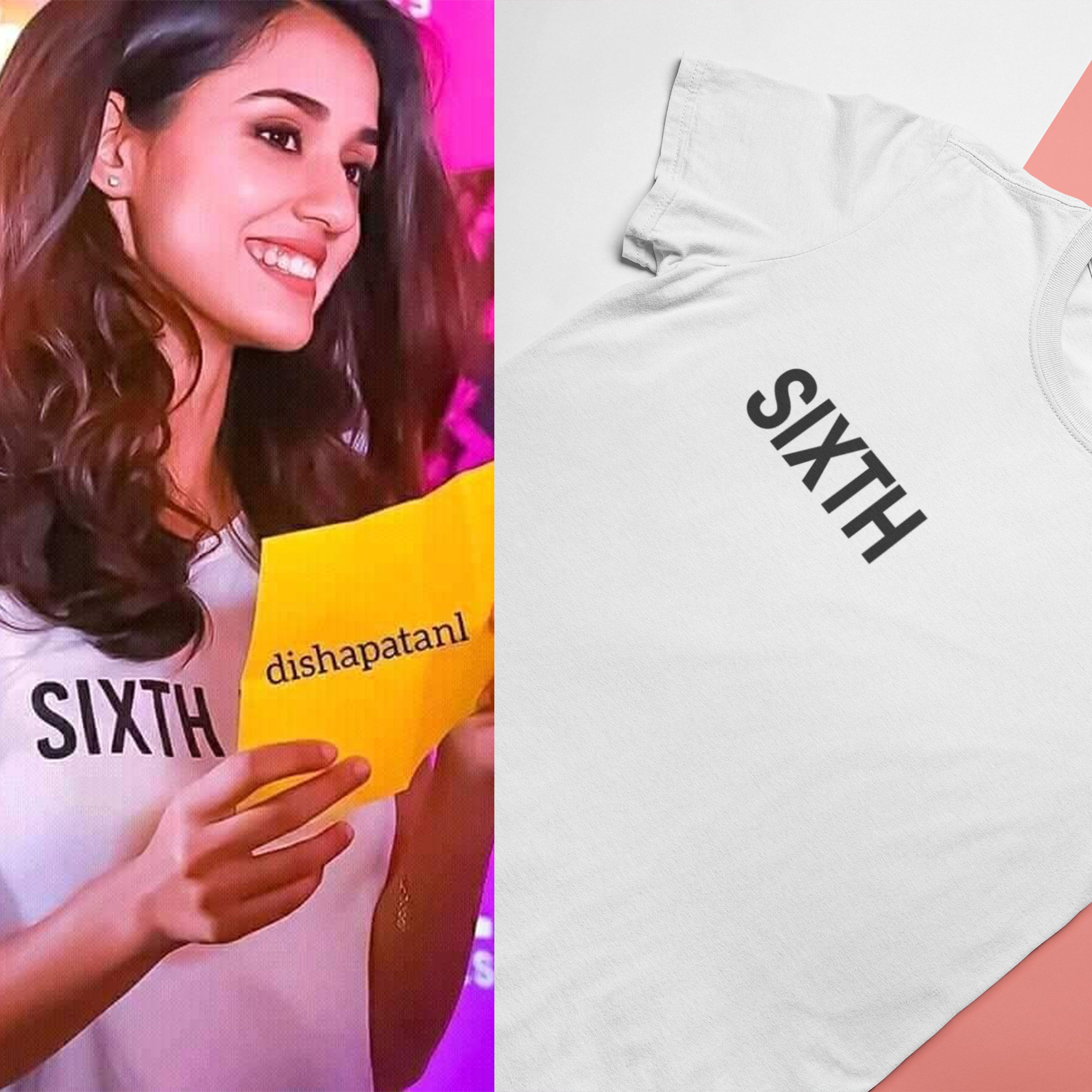 Sixth Disha Patani Celebrity T-shirt- FunkyTeesClub