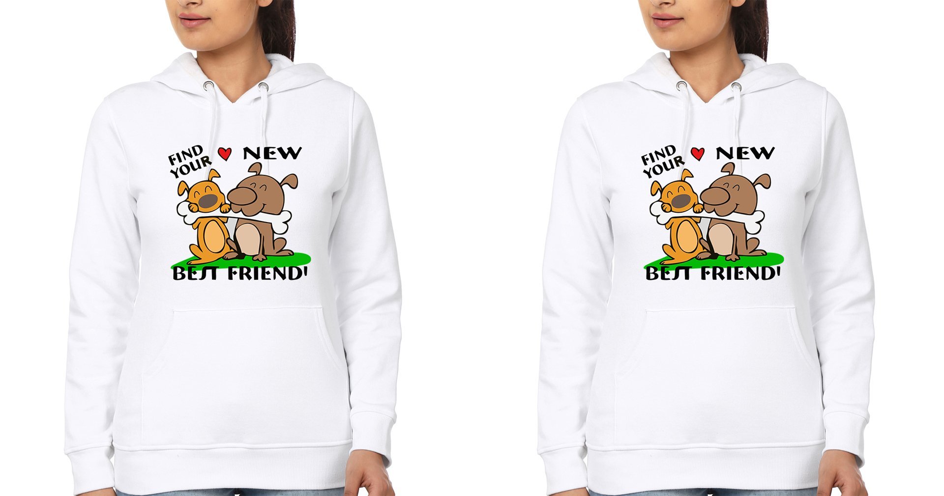 Find Your New Best friend BFF Hoodies-FunkyTees