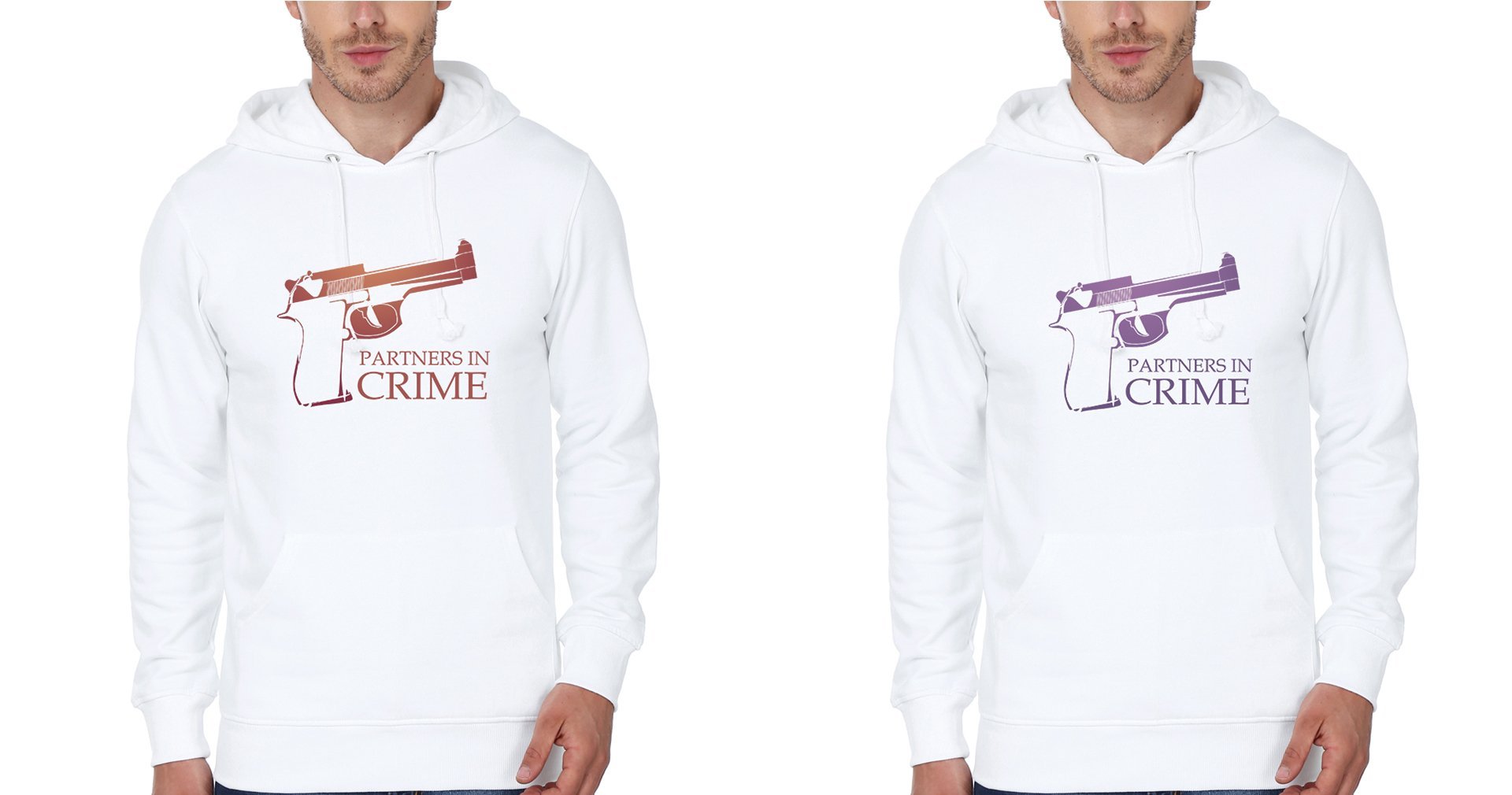 Partners in Crime Brother-Brother Hoodies-FunkyTees