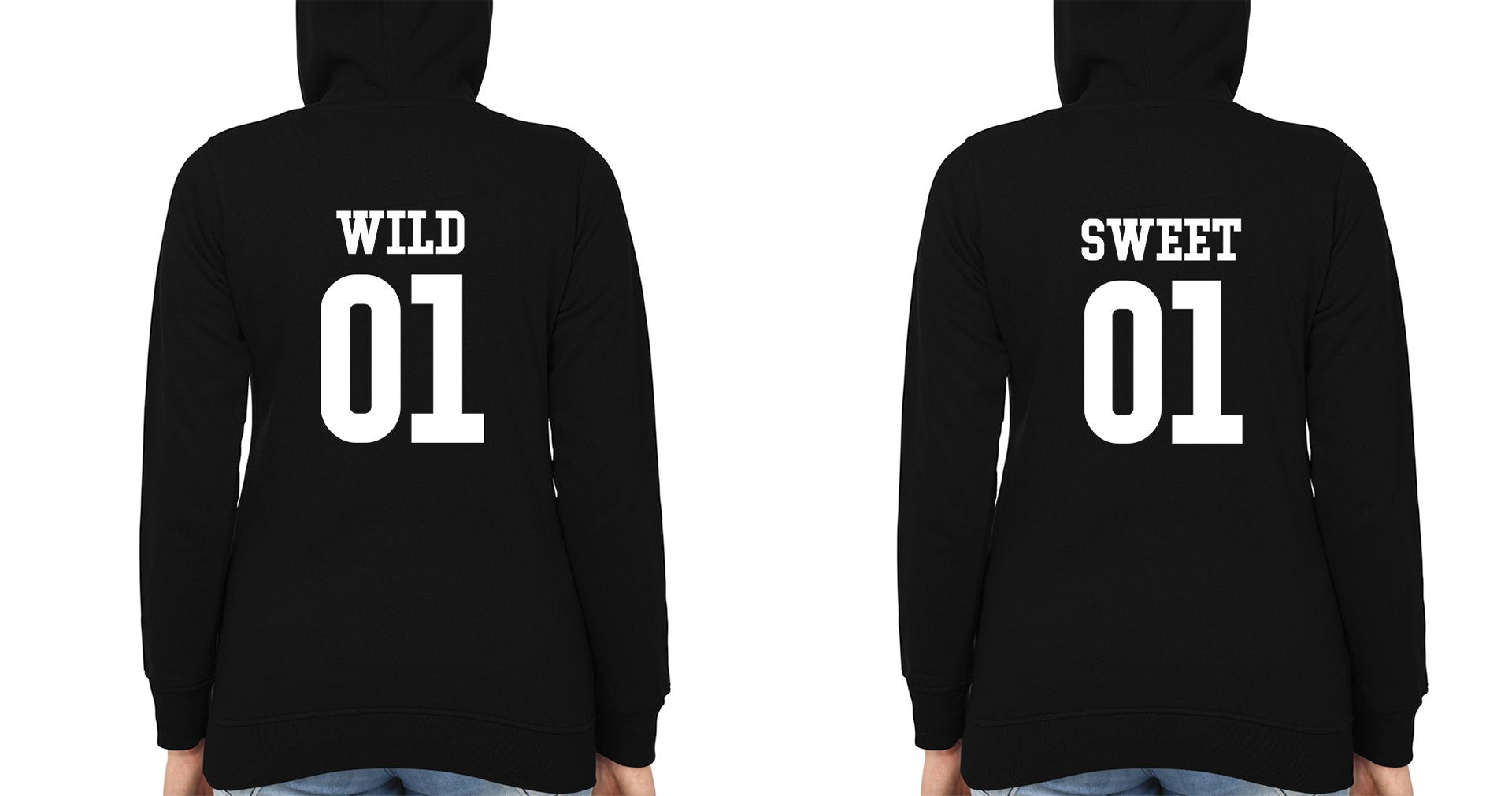 Sweet Wild BFF Hoodies-FunkyTees
