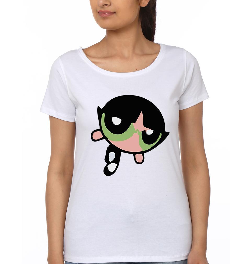 Power Puff Cartoon BFF Half Sleeves T-Shirts-FunkyTees