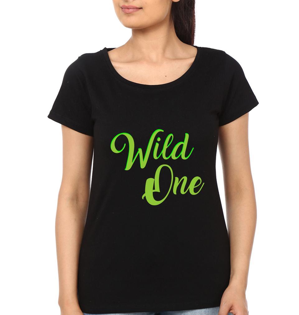 MILD WILD BFF Half Sleeves T-Shirts-FunkyTees