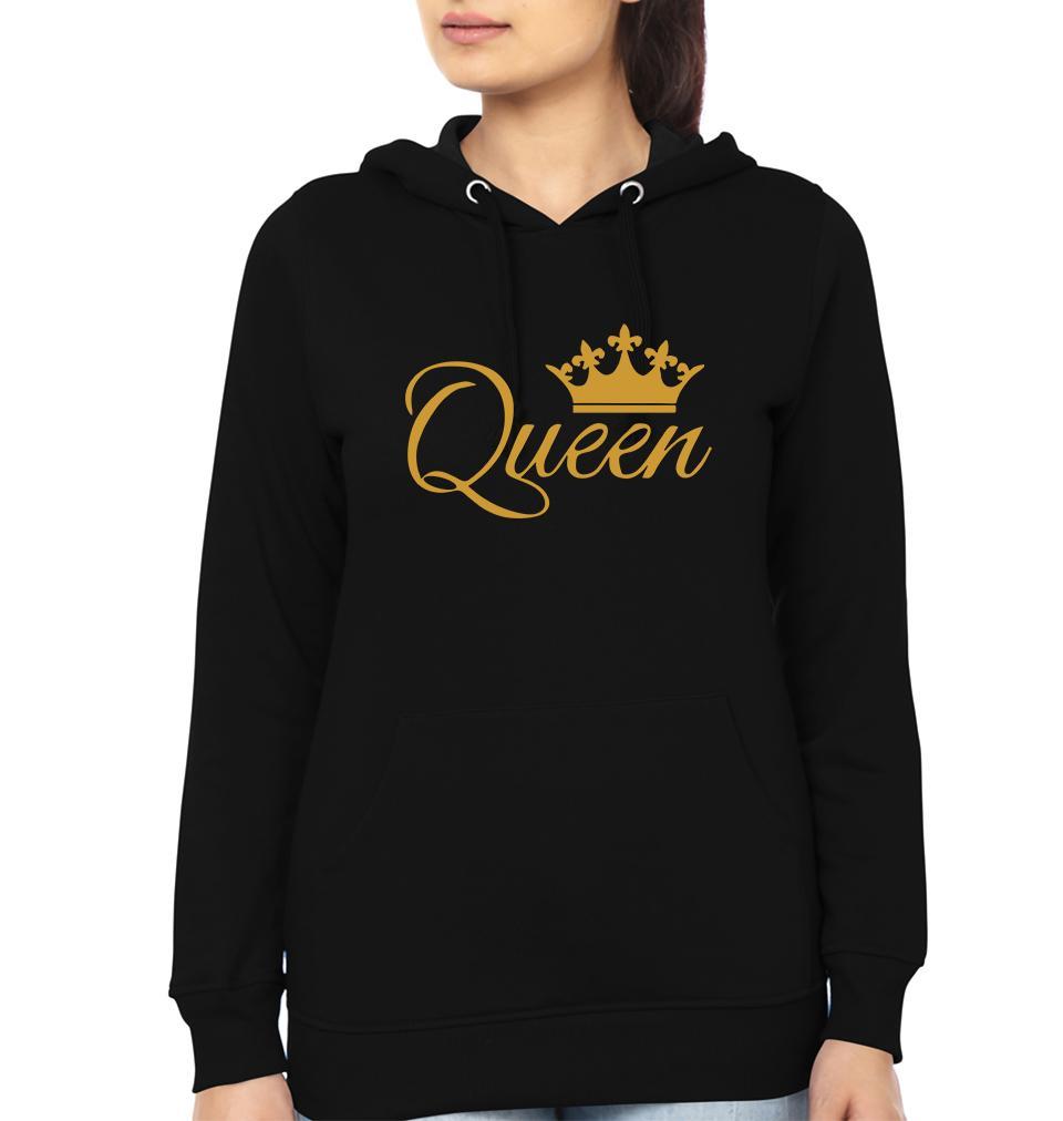King n Queen Couple Hoodie-FunkyTees