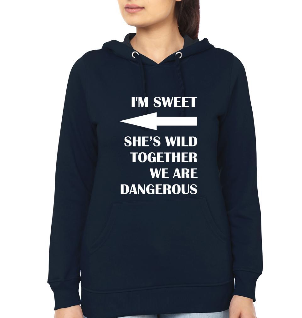 I Am Sweet I Am Wild BFF Hoodies-FunkyTees