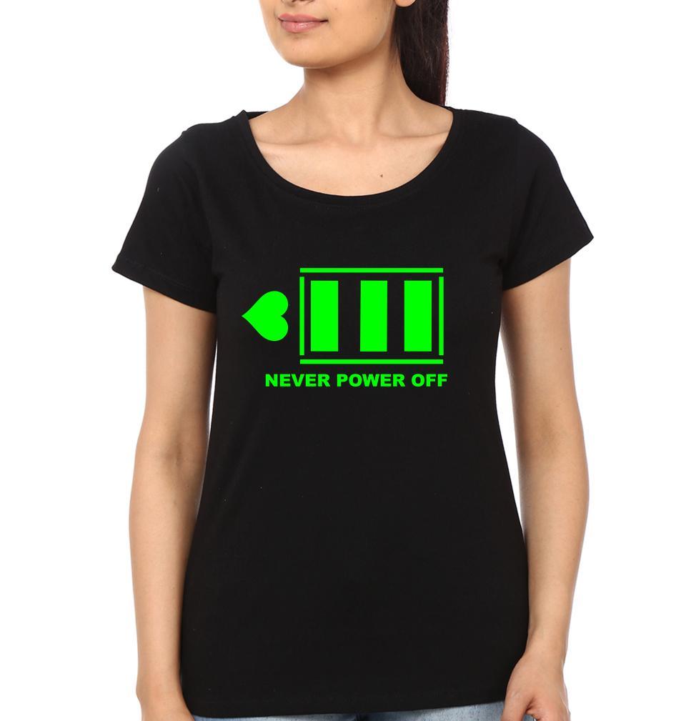 Love's Signal Couple Half Sleeves T-Shirts -FunkyTees