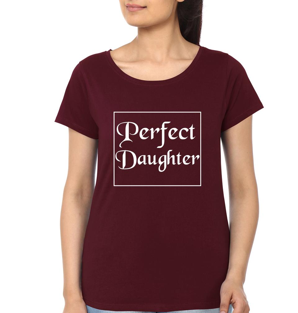 Perfect Dad Perfect Daughter Father and Daughter Matching T-Shirt- FunkyTeesClub