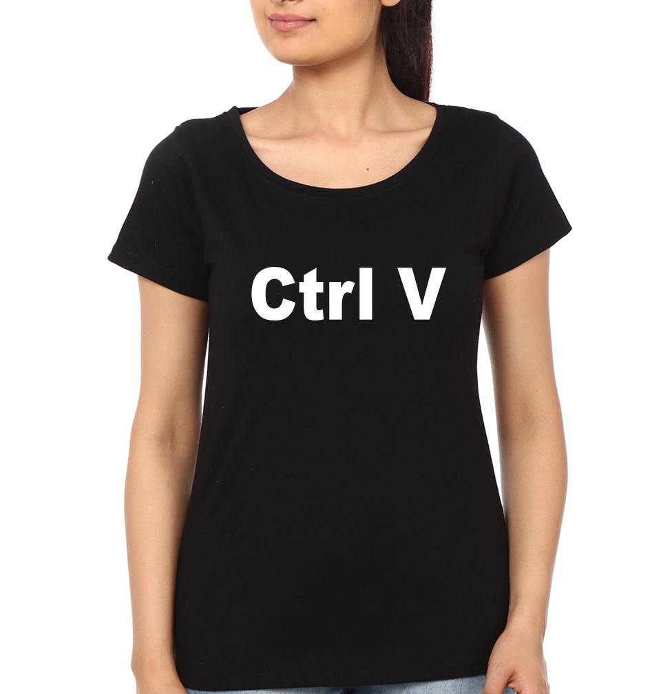 Ctrl C & Ctrl V Father and Daughter Matching T-Shirt- FunkyTeesClub