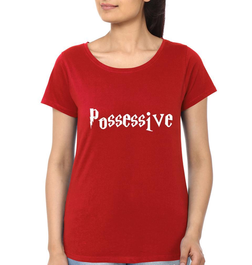 Possesive And Protective Couple Half Sleeves T-Shirts -FunkyTees
