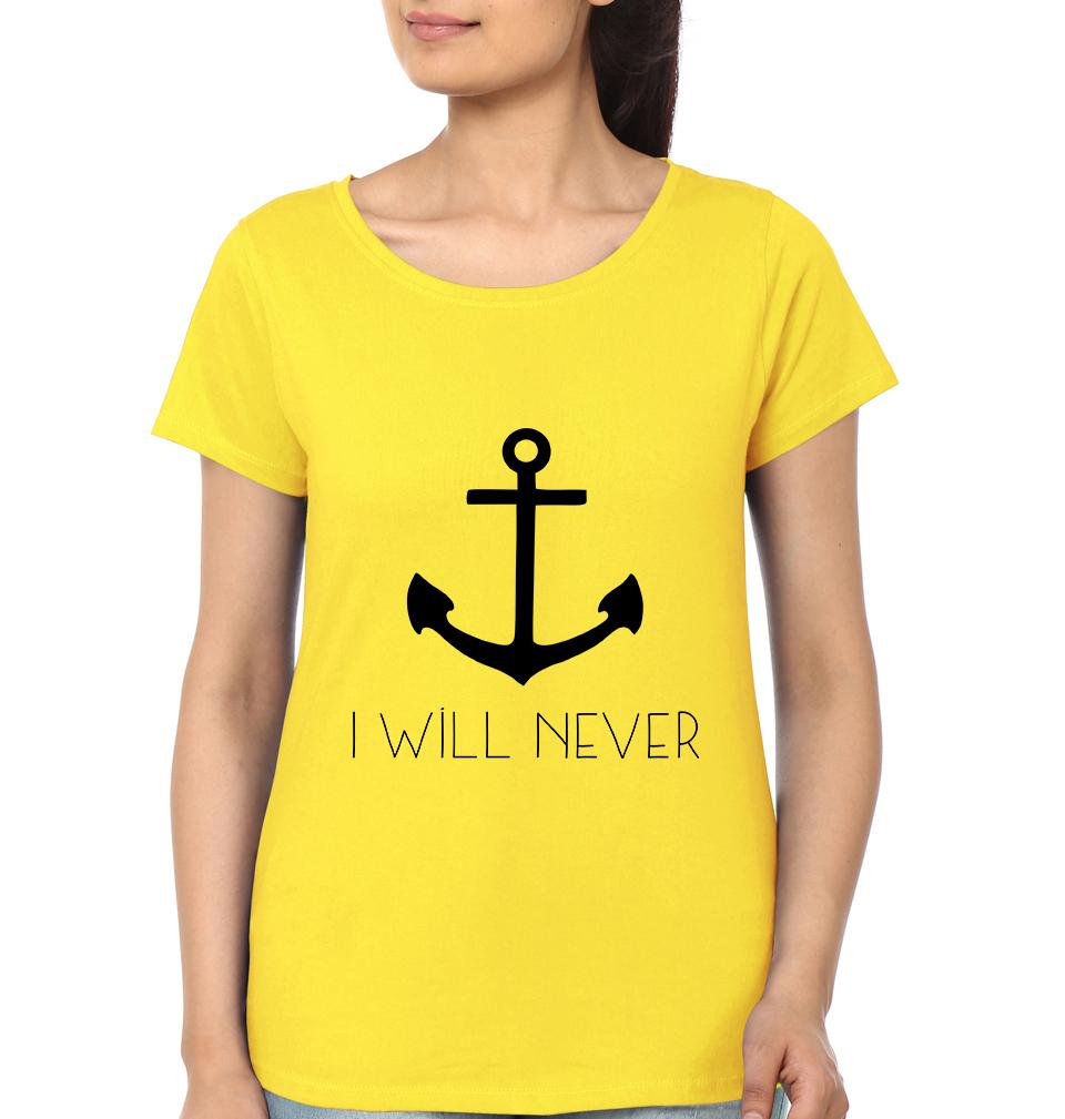 I Will Never Sister Sister Half Sleeves T-Shirts -FunkyTees