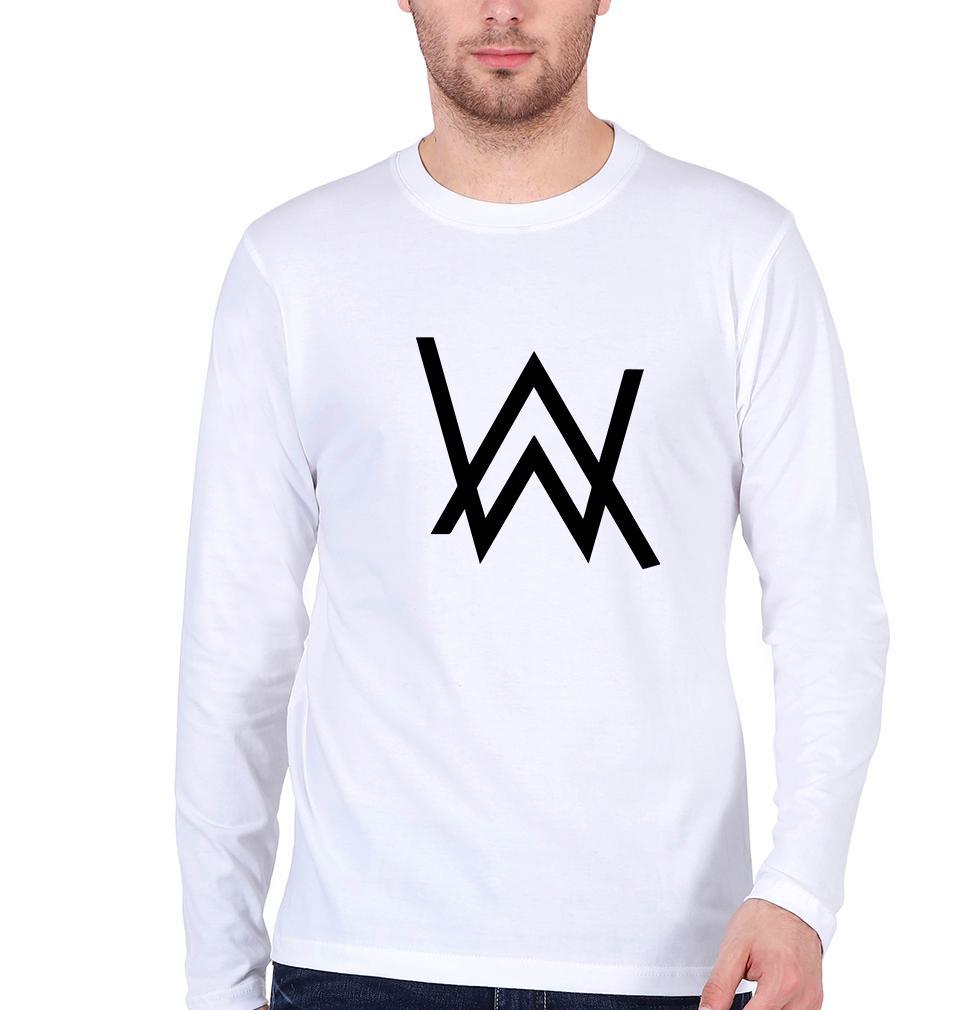 Alan Walker Full Sleeves T-Shirt For Men-FunkyTeesClub - FunkyTeesClub