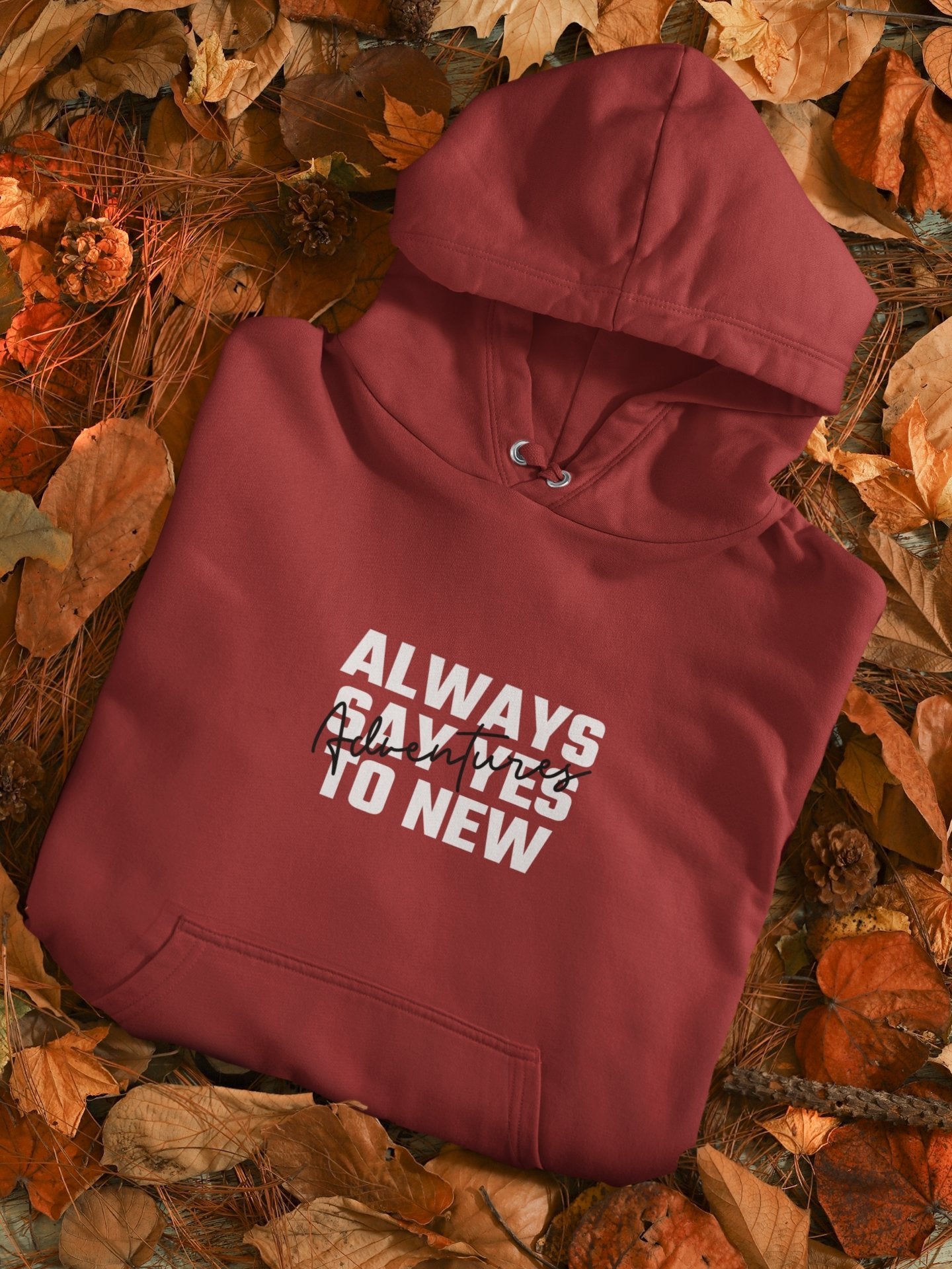 Always Say Yes Men Hoodies-FunkyTeesClub - Funky Tees Club