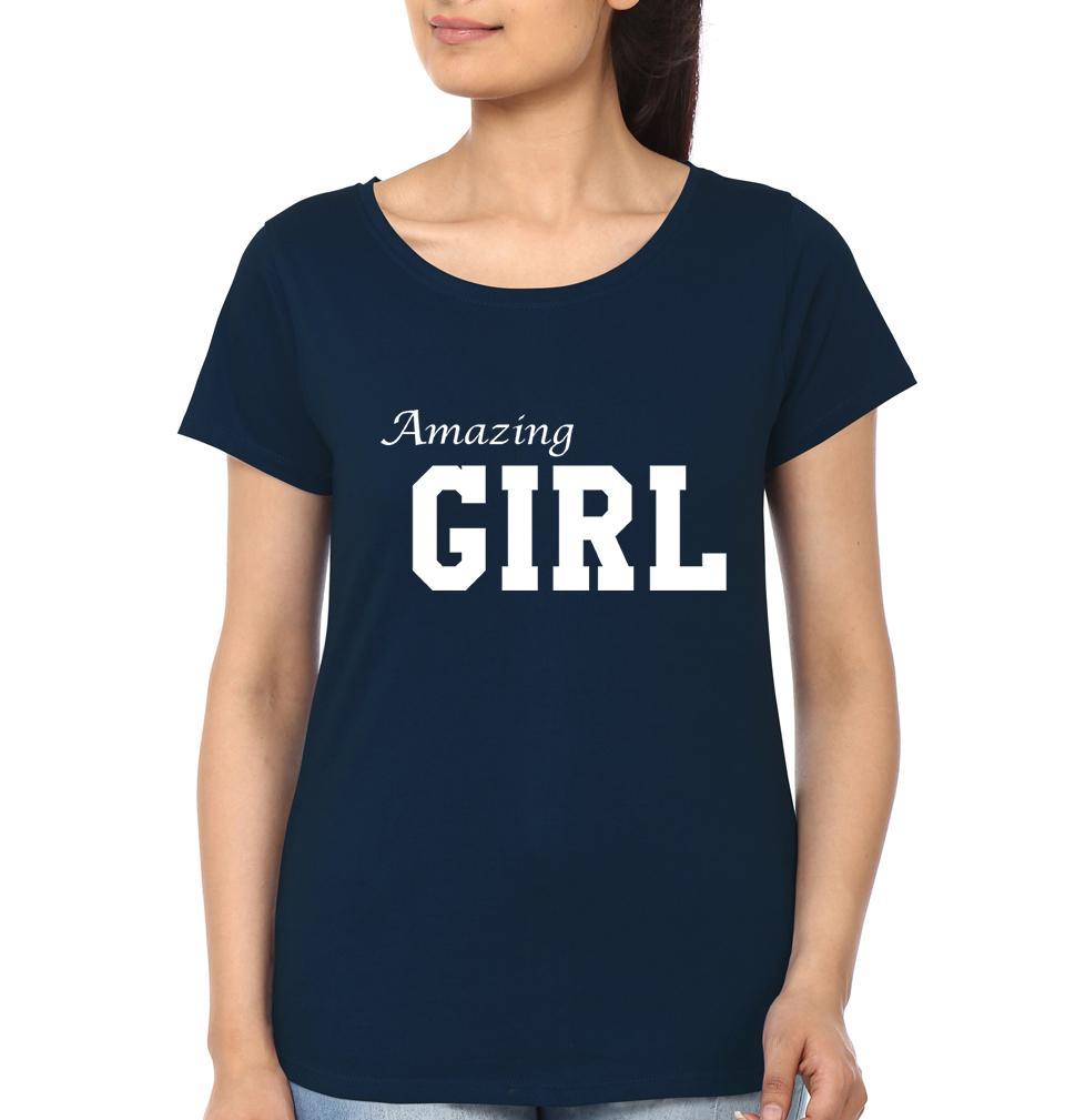 Amazing Dad Amazing Girl Father and Daughter Matching T-Shirt- FunkyTeesClub - Funky Tees Club