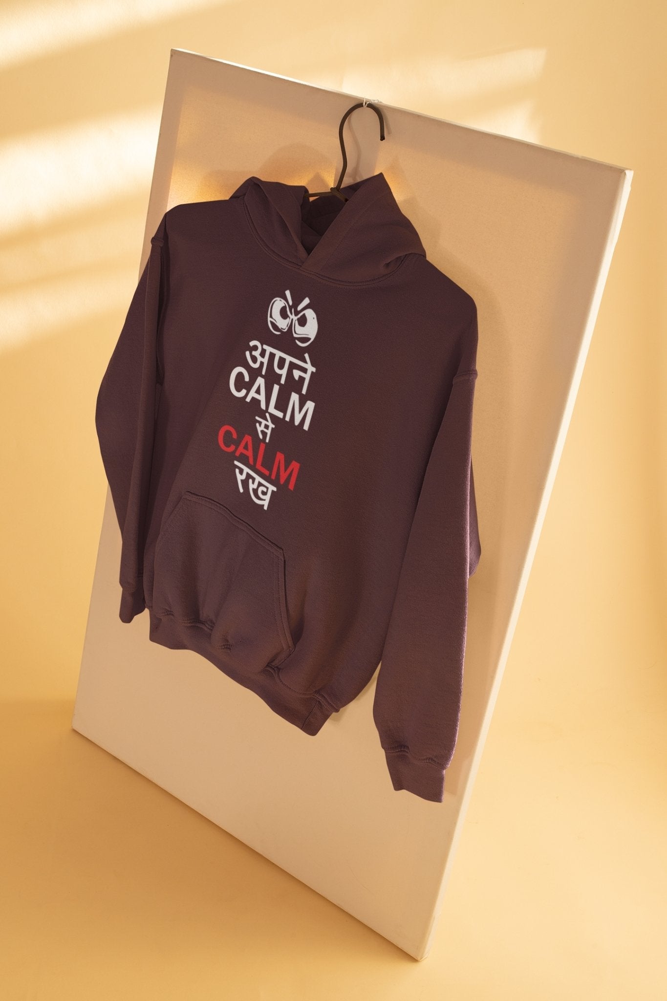 Apne Kaam Se Kaam Typography Men Hoodies-FunkyTeesClub - Funky Tees Club