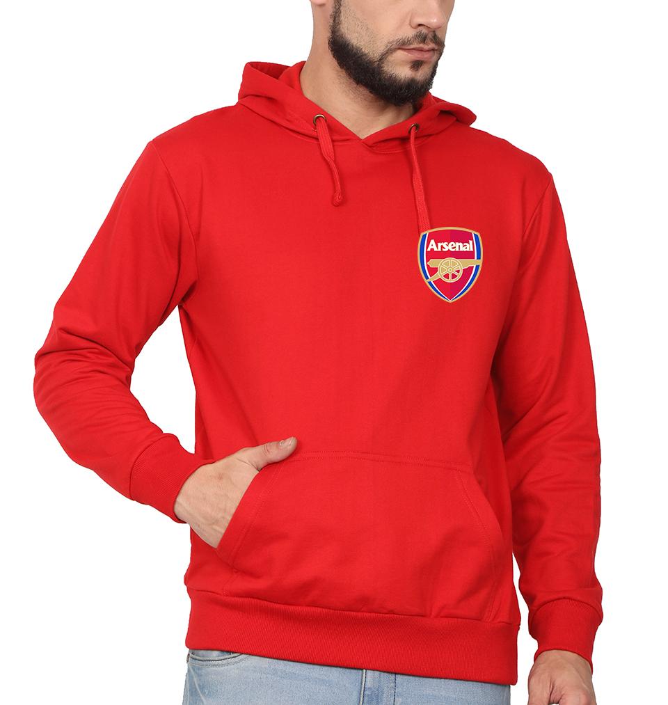Arsenal Logo Men Hoodies-FunkyTeesClub - Funky Tees Club