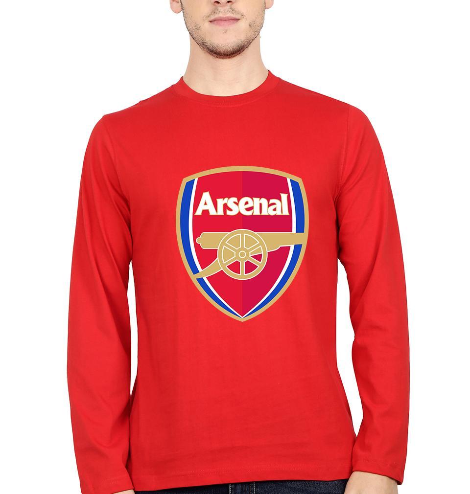 Arsenal Men Full Sleeves T-Shirts-FunkyTeesClub - Funky Tees Club