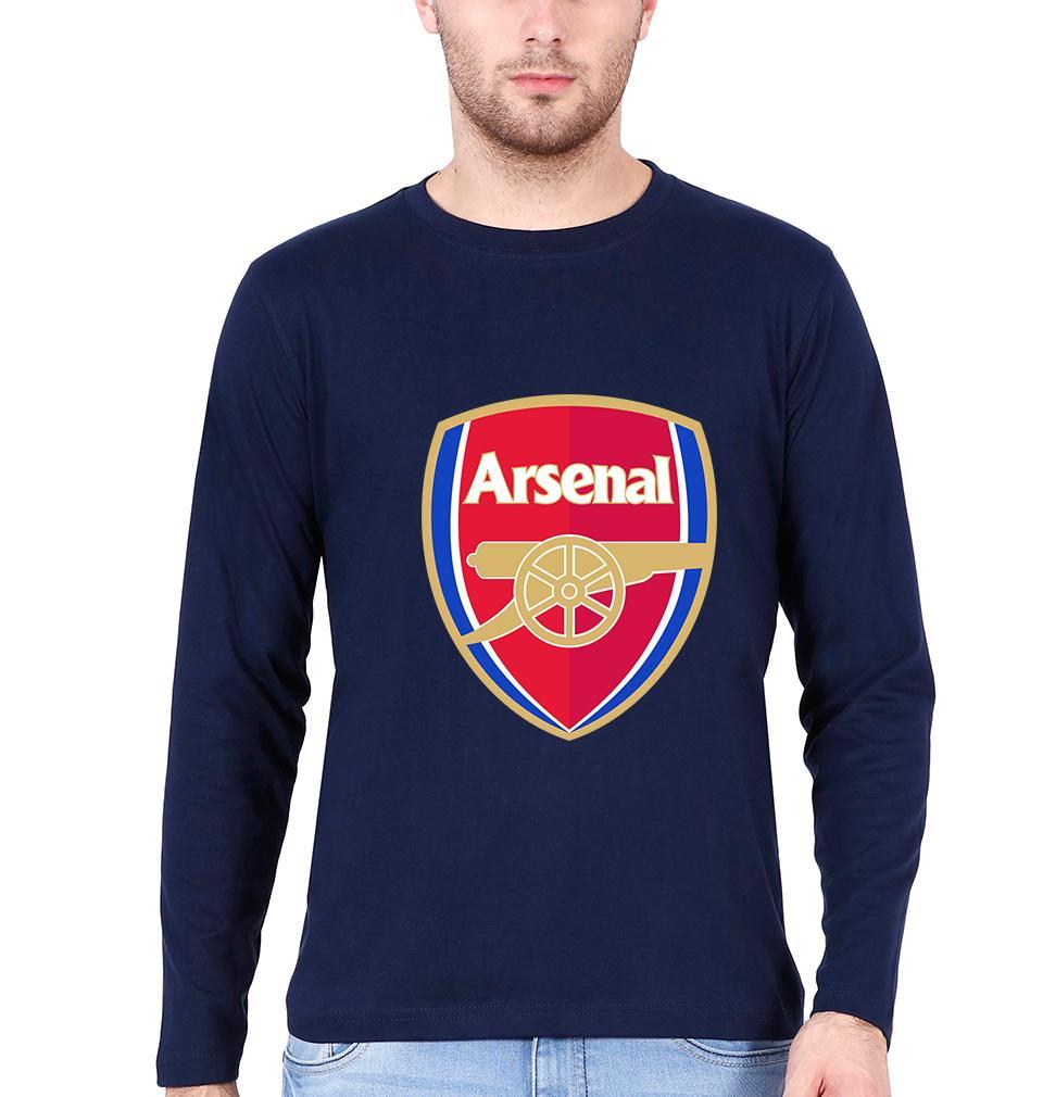 Arsenal Men Full Sleeves T-Shirts-FunkyTeesClub - Funky Tees Club