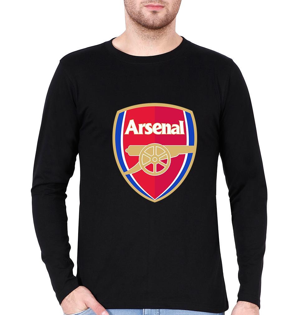 Arsenal Men Full Sleeves T-Shirts-FunkyTeesClub - Funky Tees Club