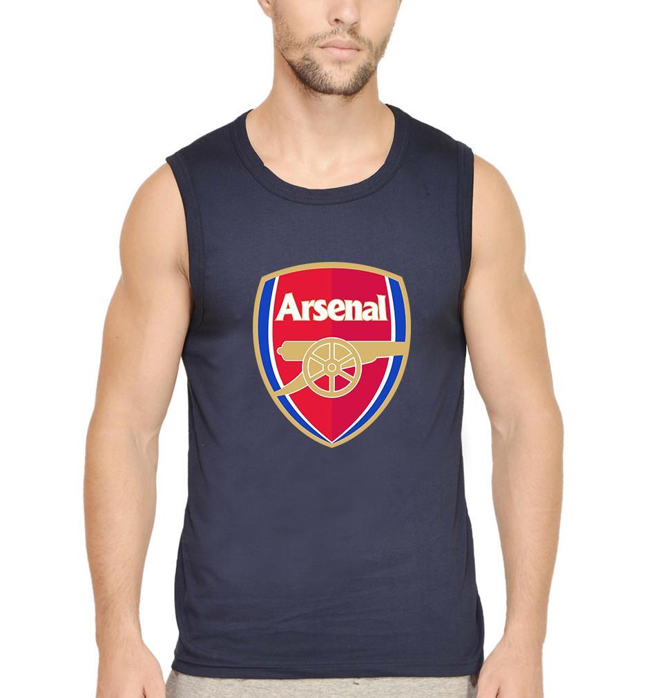 Arsenal Men Gym Vest-FunkyTeesClub - Funky Tees Club