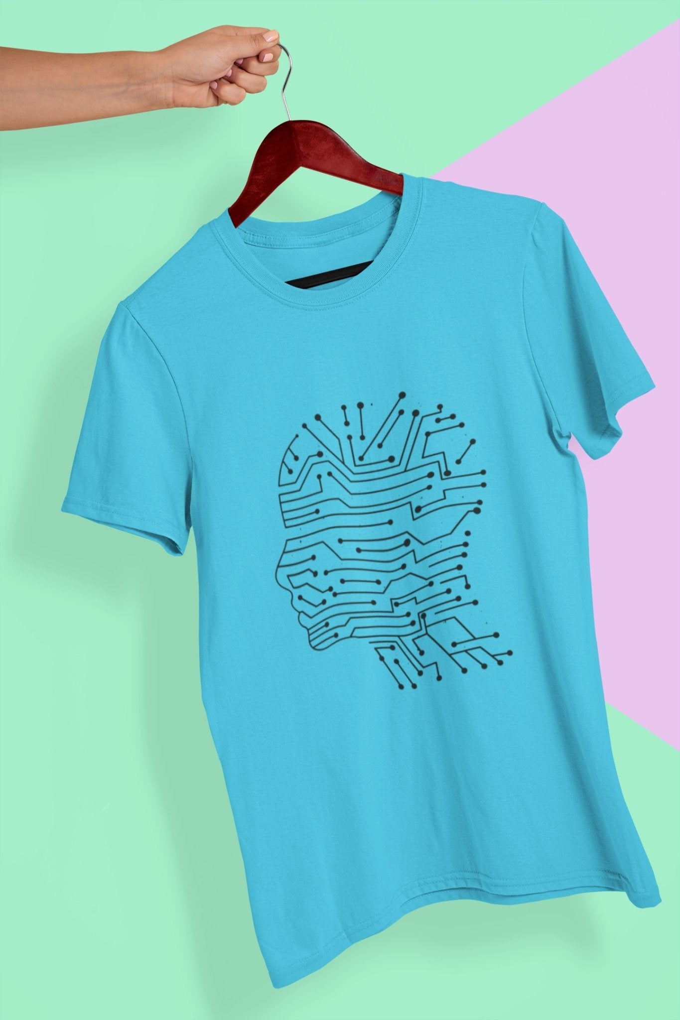 Artificial Intelligence Mens Half Sleeves T-shirt- FunkyTeesClub - Funky Tees Club