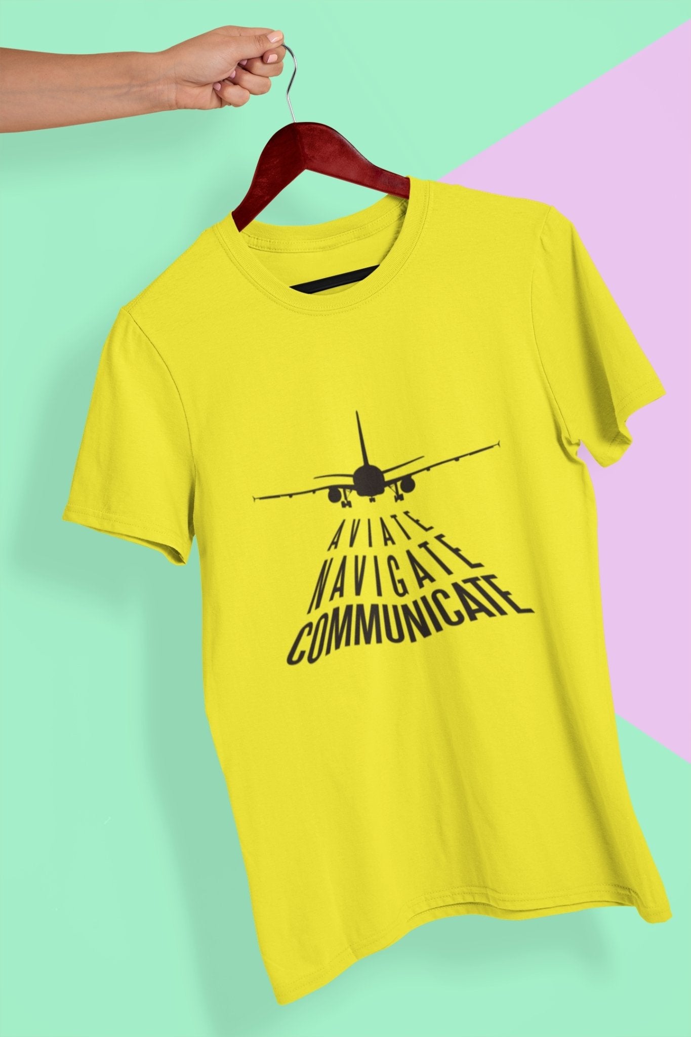 Aviation Quote Mens Half Sleeves T-shirt- FunkyTeesClub - Funky Tees Club