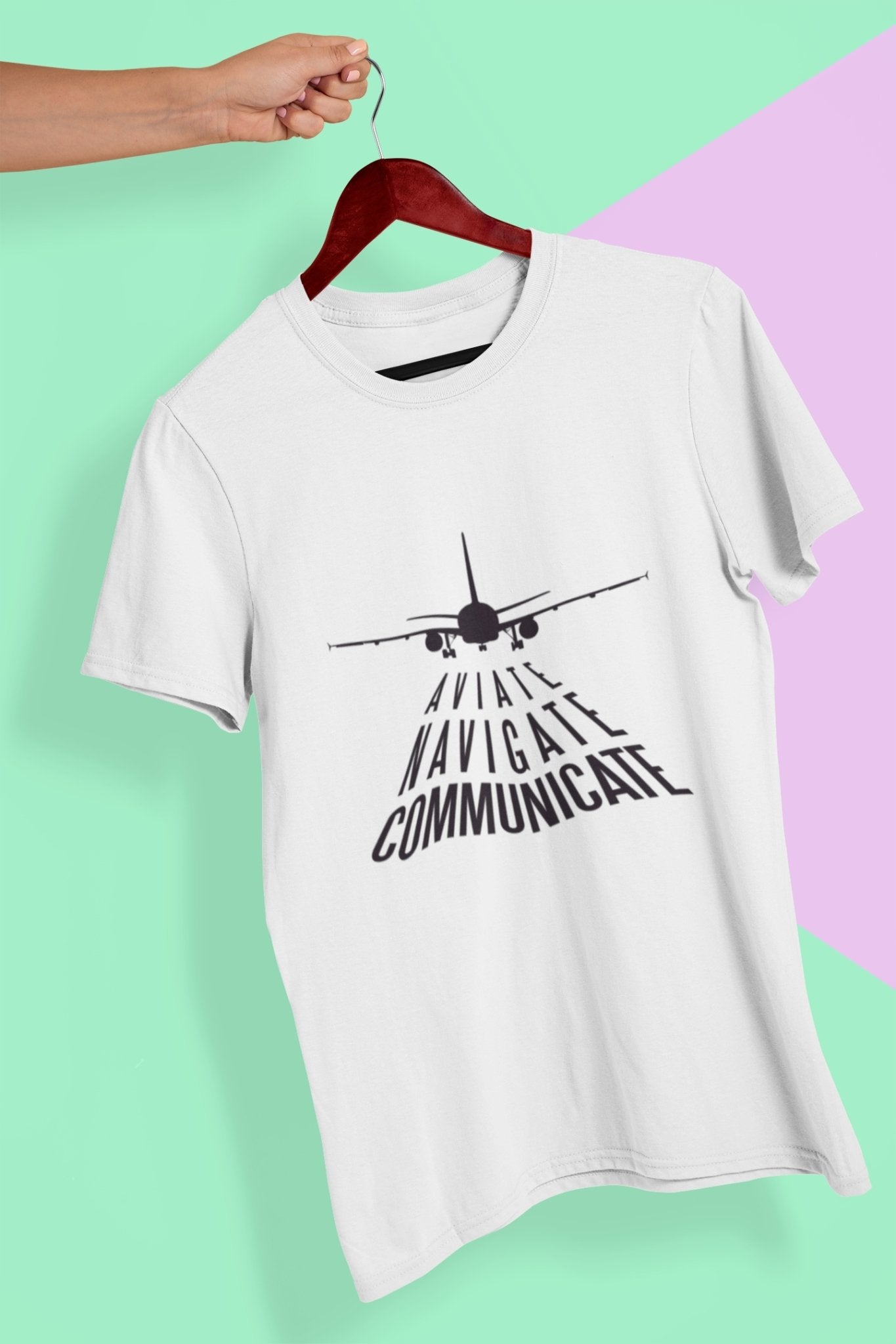 Aviation Quote Mens Half Sleeves T-shirt- FunkyTeesClub - Funky Tees Club