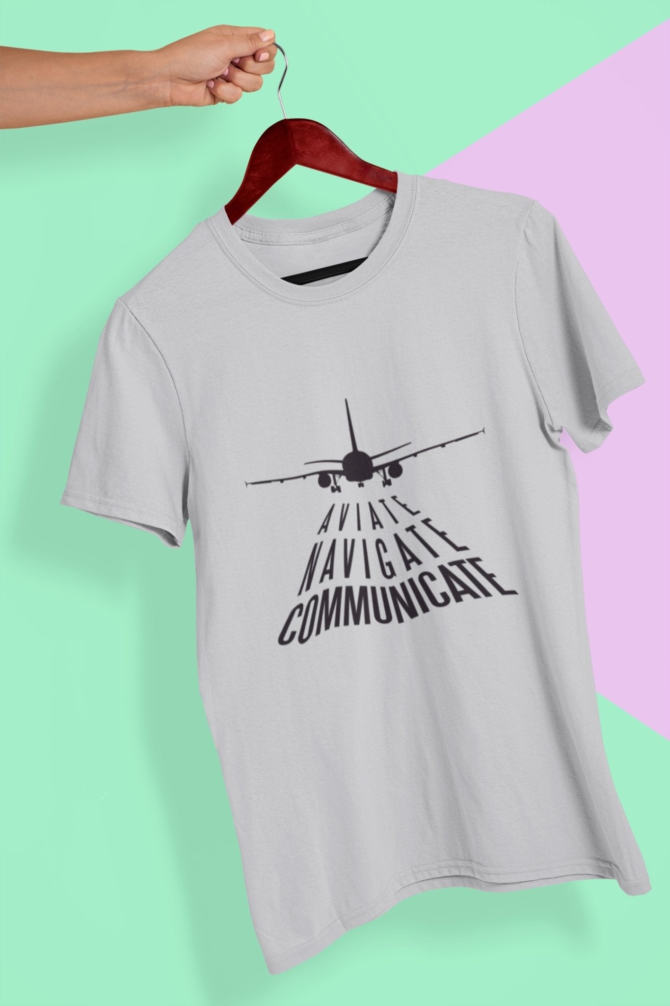 Aviation Quote Mens Half Sleeves T-shirt- FunkyTeesClub - Funky Tees Club