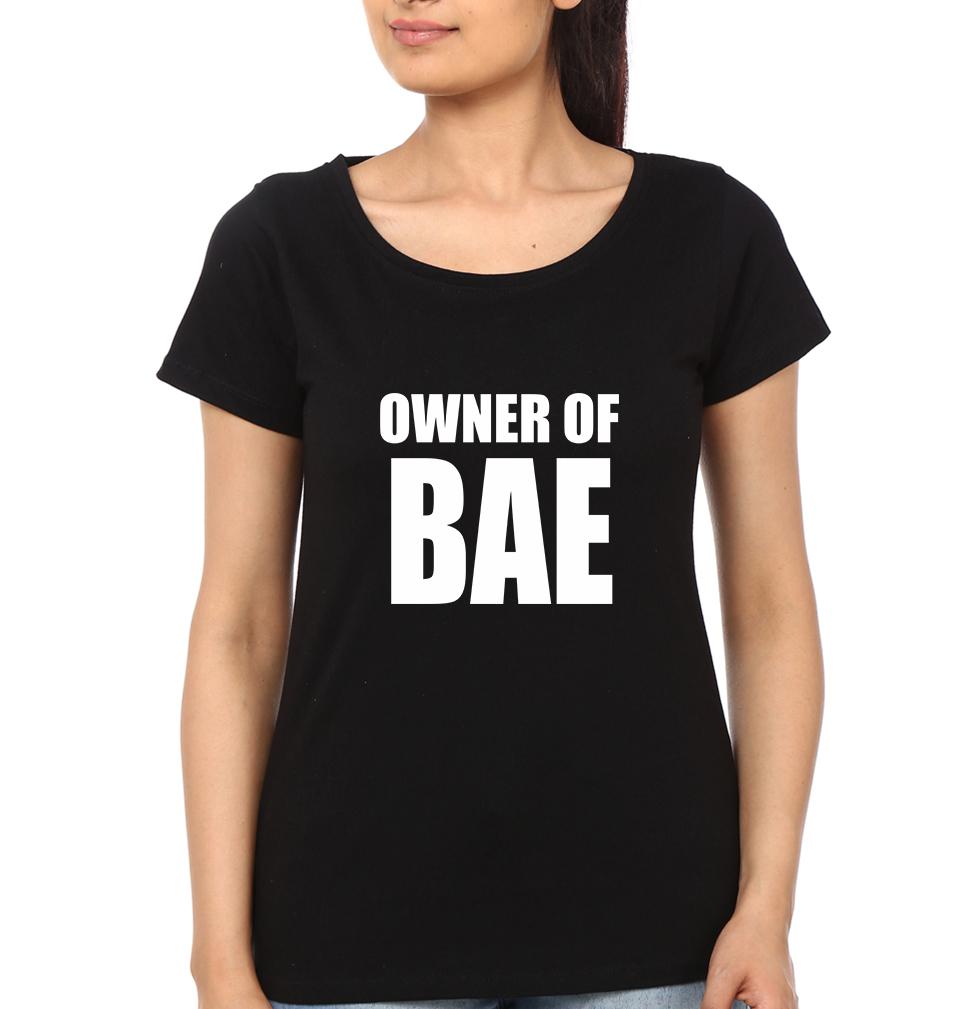 BAE&Owner of BAE Couple Half Sleeves T-Shirts -FunkyTees - Funky Tees Club