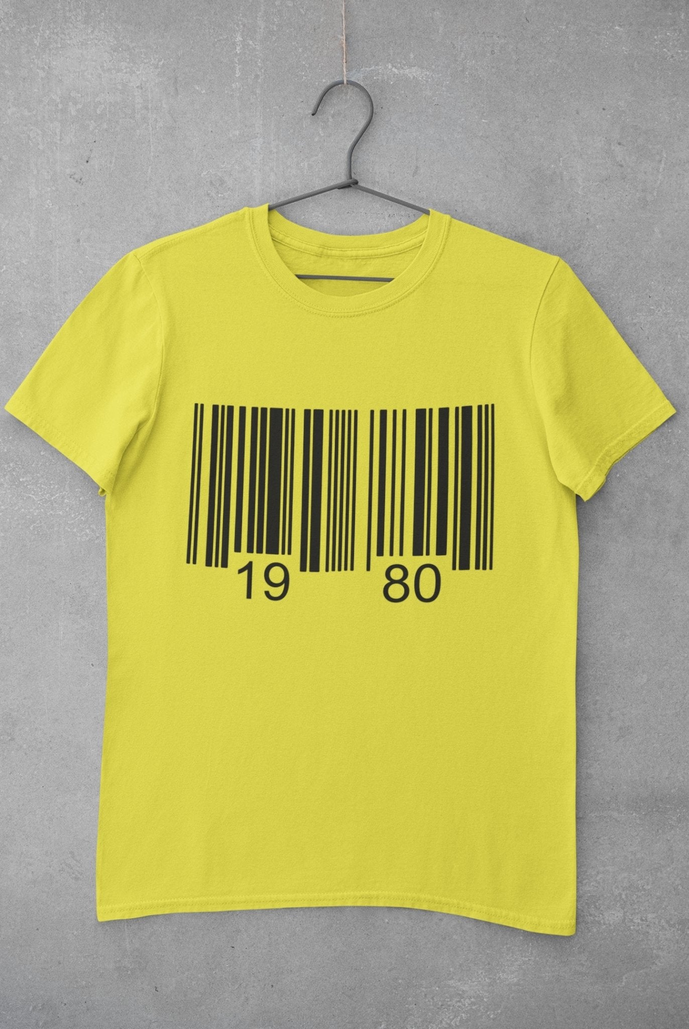 Bar Code Birthday Mens Half Sleeves T-shirt- FunkyTeesClub - Funky Tees Club