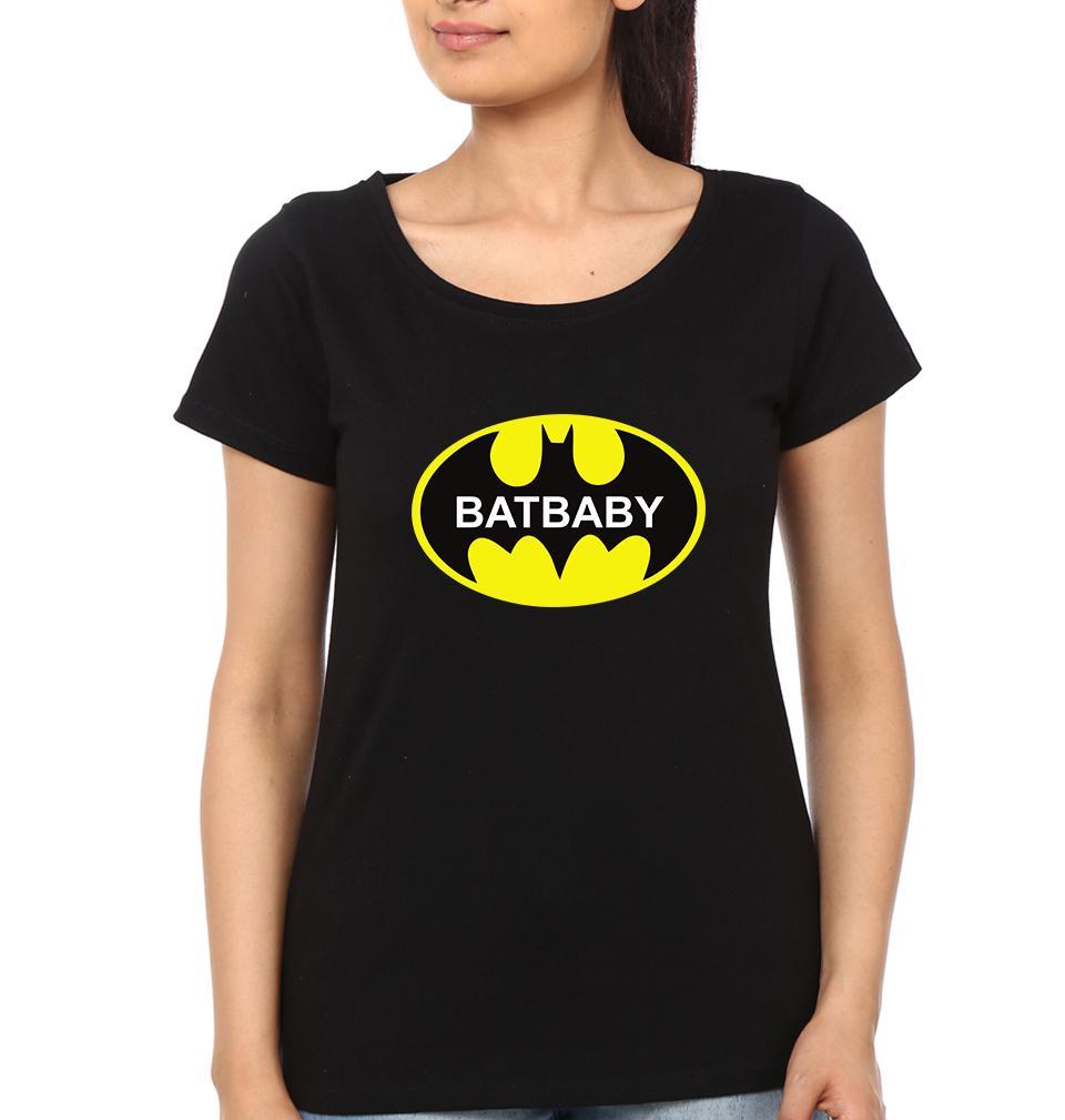 Batdad Batbaby Father and Daughter Matching T-Shirt- FunkyTeesClub - Funky Tees Club