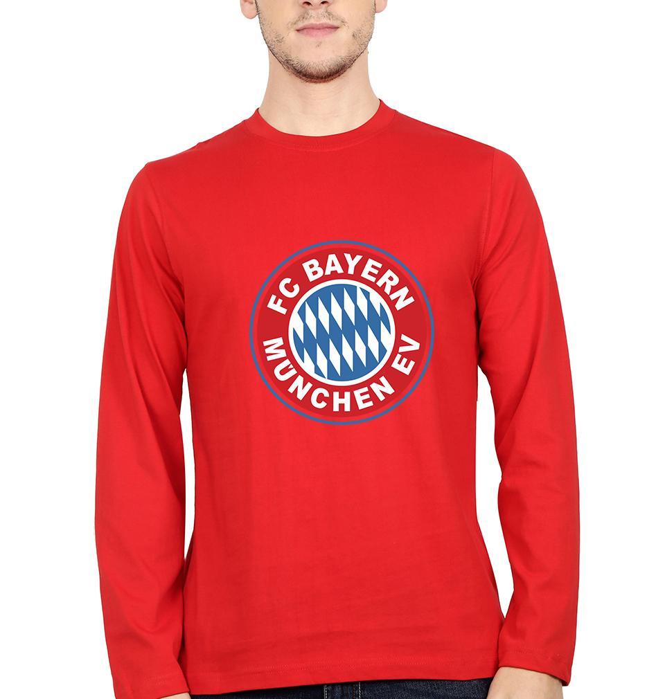 Bayern Munich Men Full Sleeves T-Shirts-FunkyTeesClub - Funky Tees Club