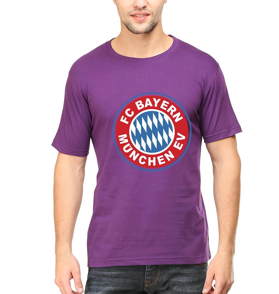 Bayern Munich Men Half Sleeves T-Shirts-FunkyTeesClub - Funky Tees Club