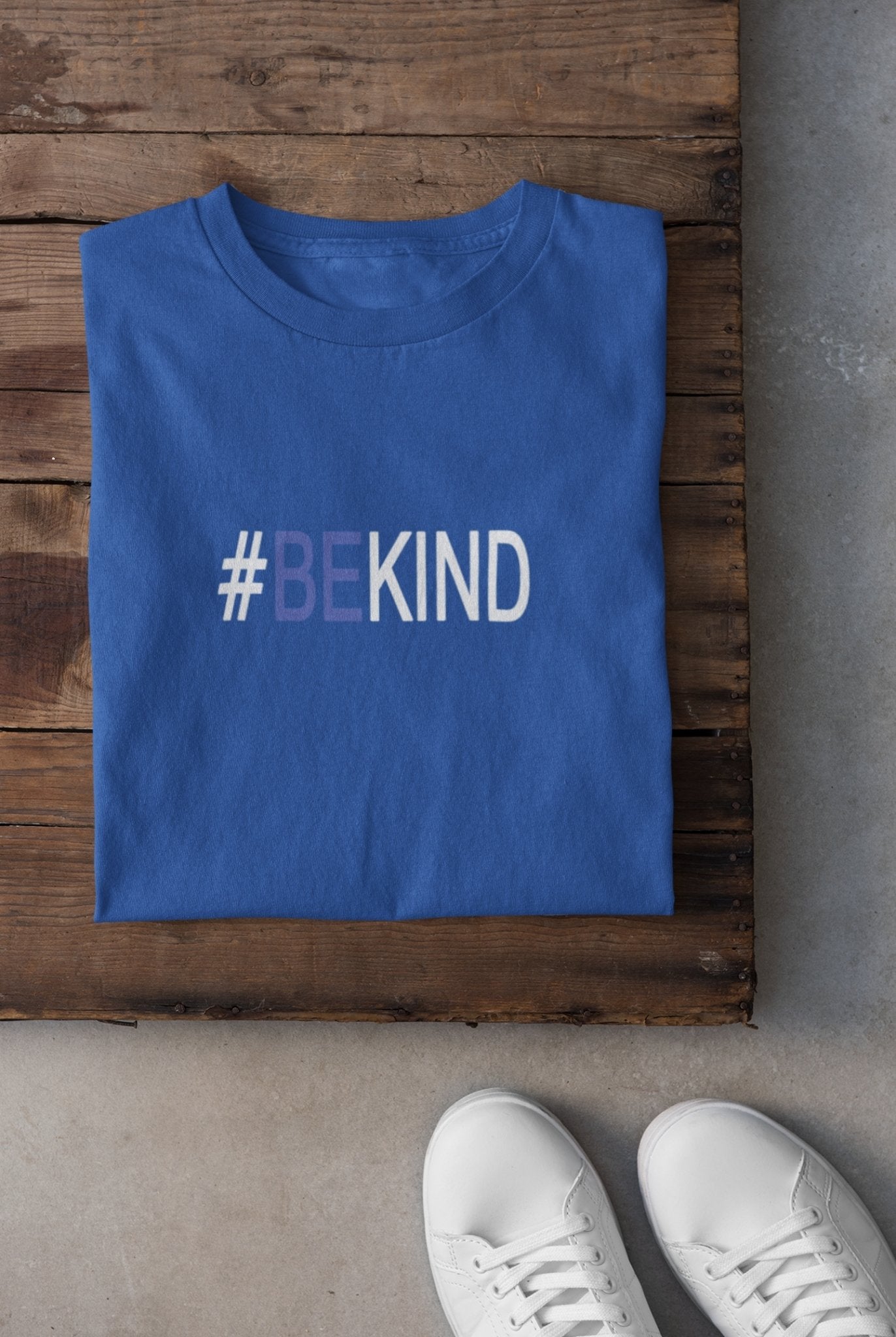 Be Kind Women Half Sleeves T-shirt- FunkyTeesClub - Funky Tees Club