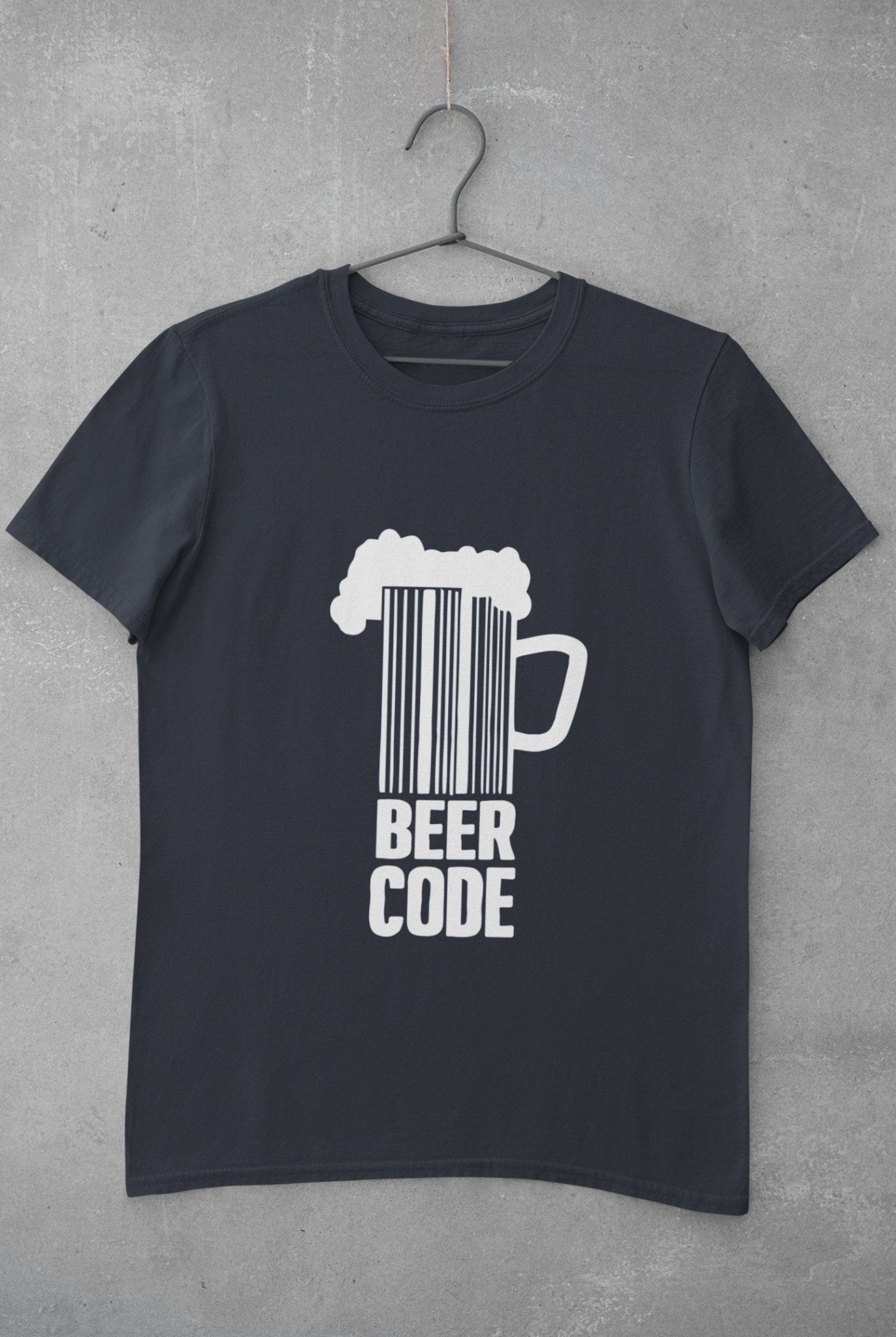 Beer Code Pub And Beer Mens Half Sleeves T-shirt- FunkyTeesClub - Funky Tees Club