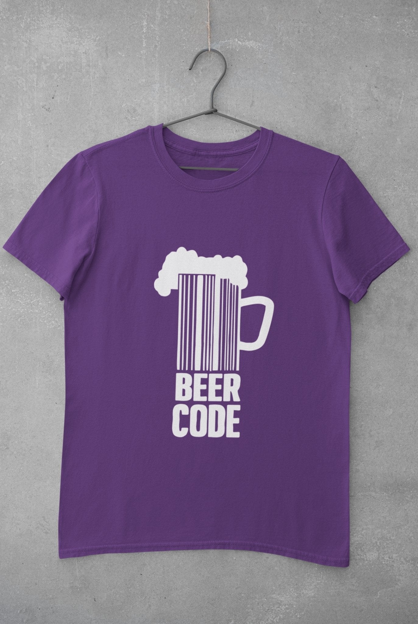 Beer Code Pub And Beer Women Half Sleeves T-shirt- FunkyTeesClub - Funky Tees Club