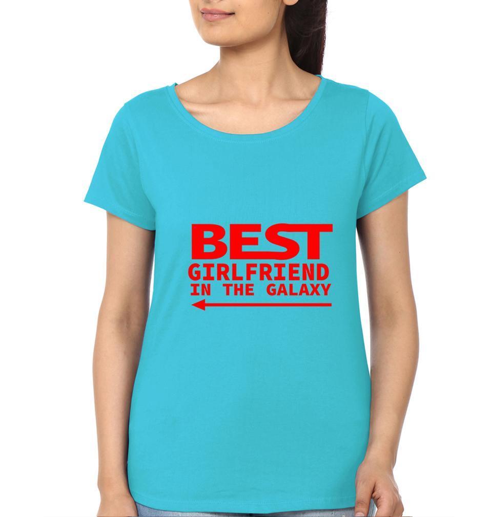 Best Boyfriend GF Couple Half Sleeves T-Shirts -FunkyTees - Funky Tees Club